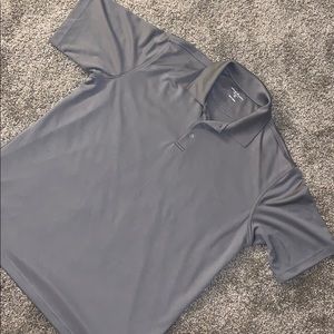 Men’s grey polo shirt